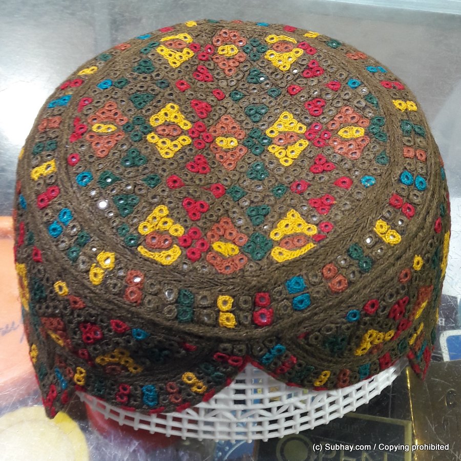 Yaqoobi Tando Adam / Zardari Sindhi Cap / Topi (Hand Made) MKC-465